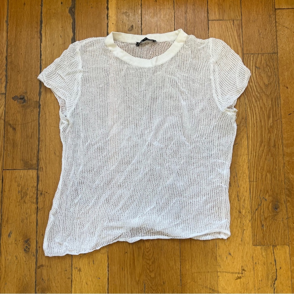 Zara Mesh Women's Top